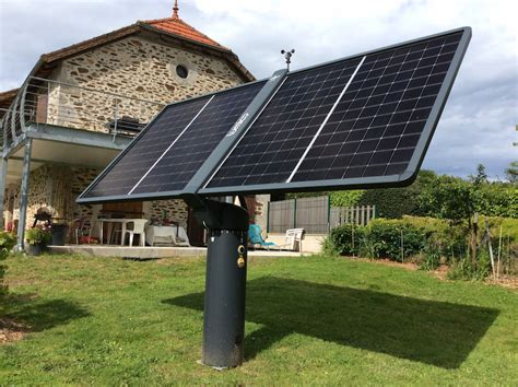 Lumioo, fabricant français de trackers solaires pour les particuliers.